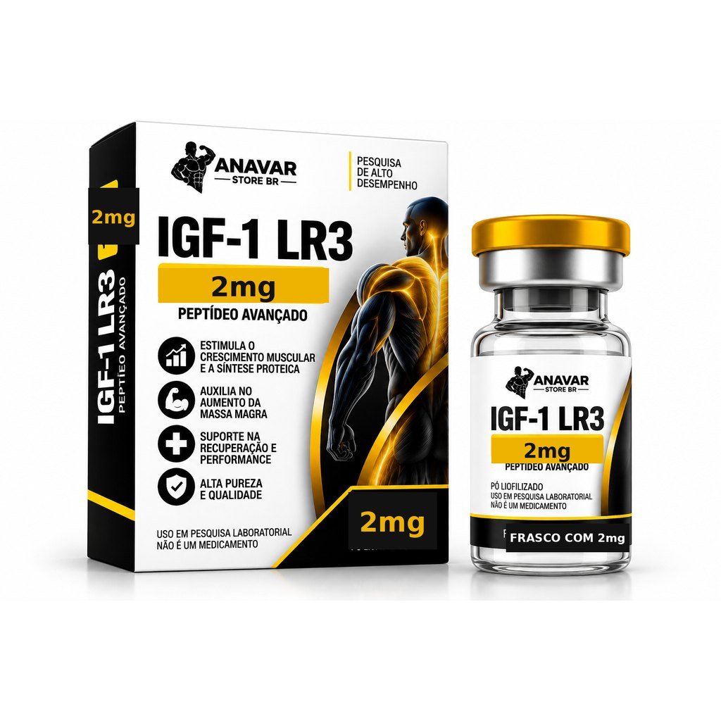 IGF-1 LR3 1mg – Frasco com Pó Liofilizado