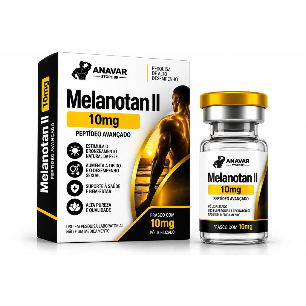 Melanotan II 10mg – Frasco com Pó Liofilizado