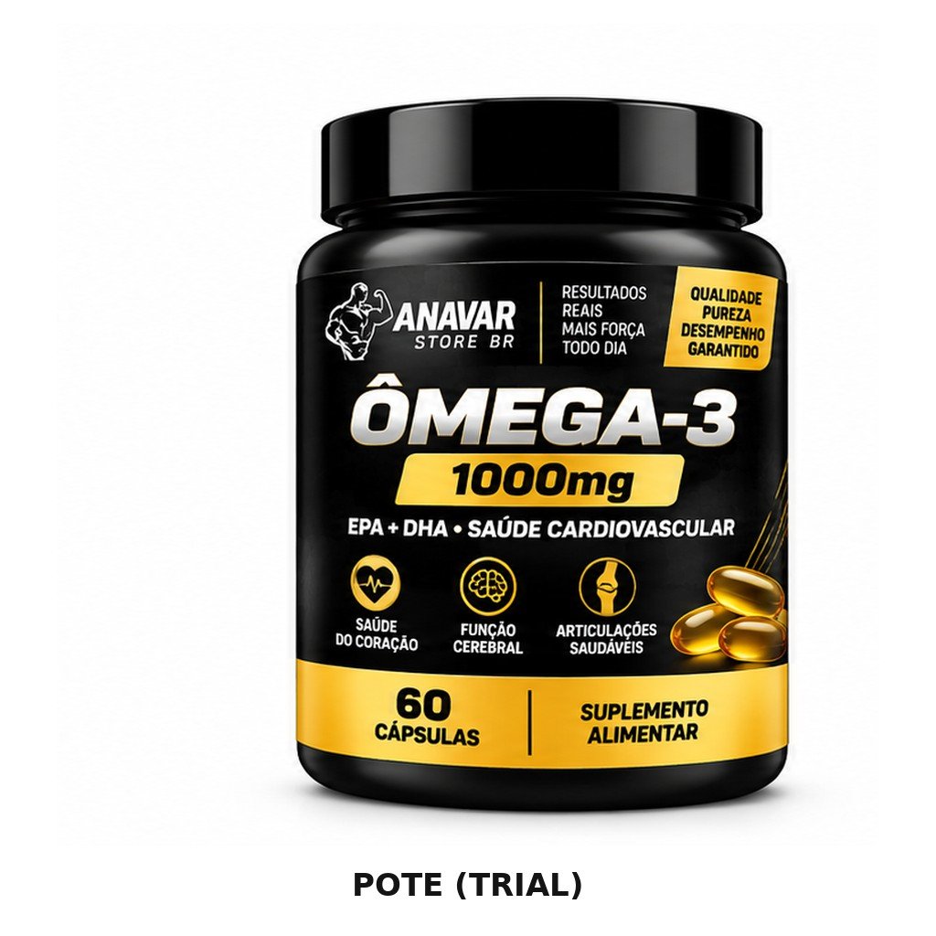 Ômega-3 1000mg 120 cápsulas – Pote