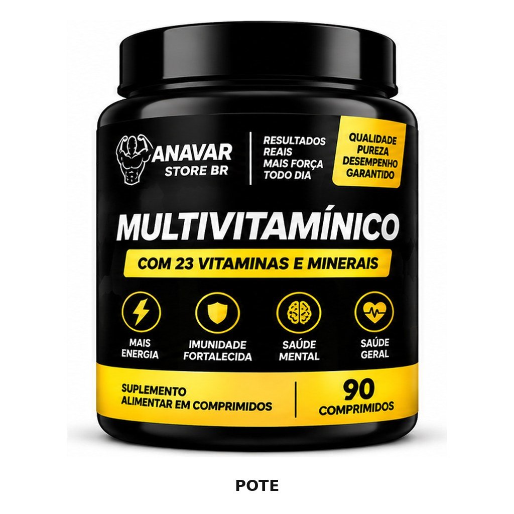 Multivitamínico 90 comprimidos – Pote