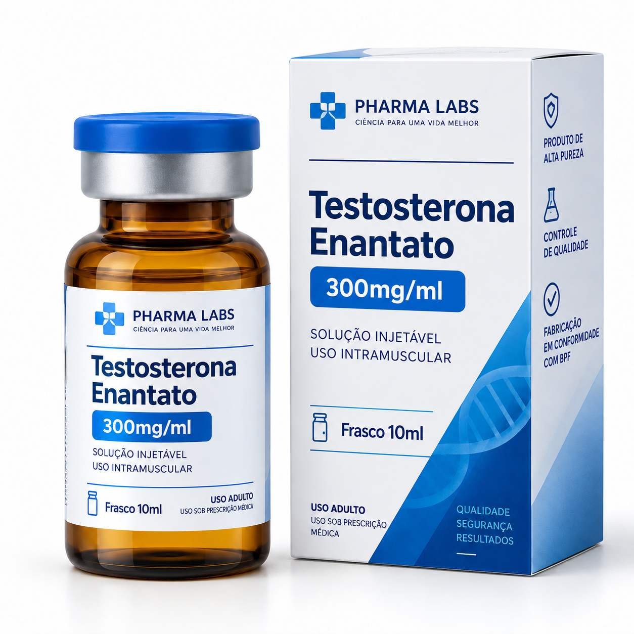 Testosterona Enantato 250mg/ml – Frasco 10ml