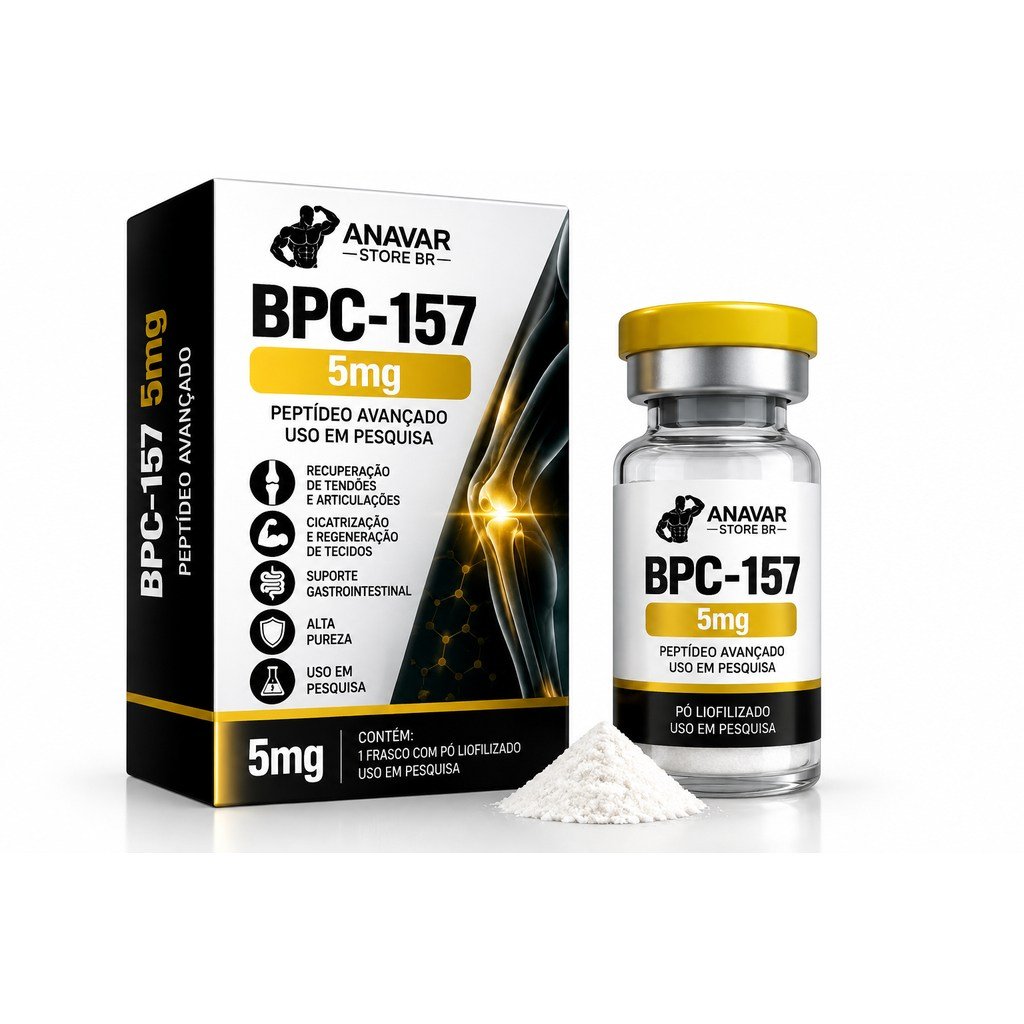 BPC-157 5mg – Frasco com Pó Liofilizado