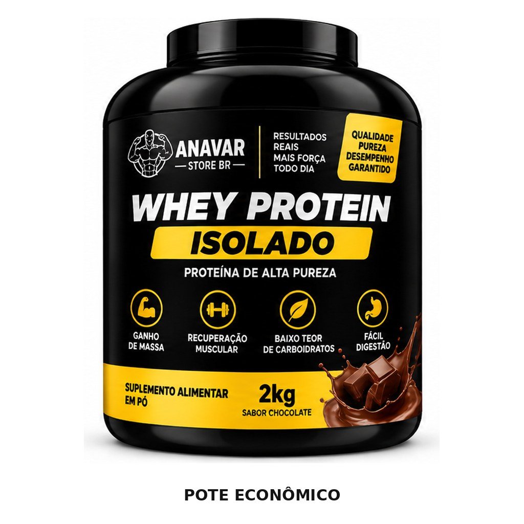 Whey Protein Isolado 1kg – Pote