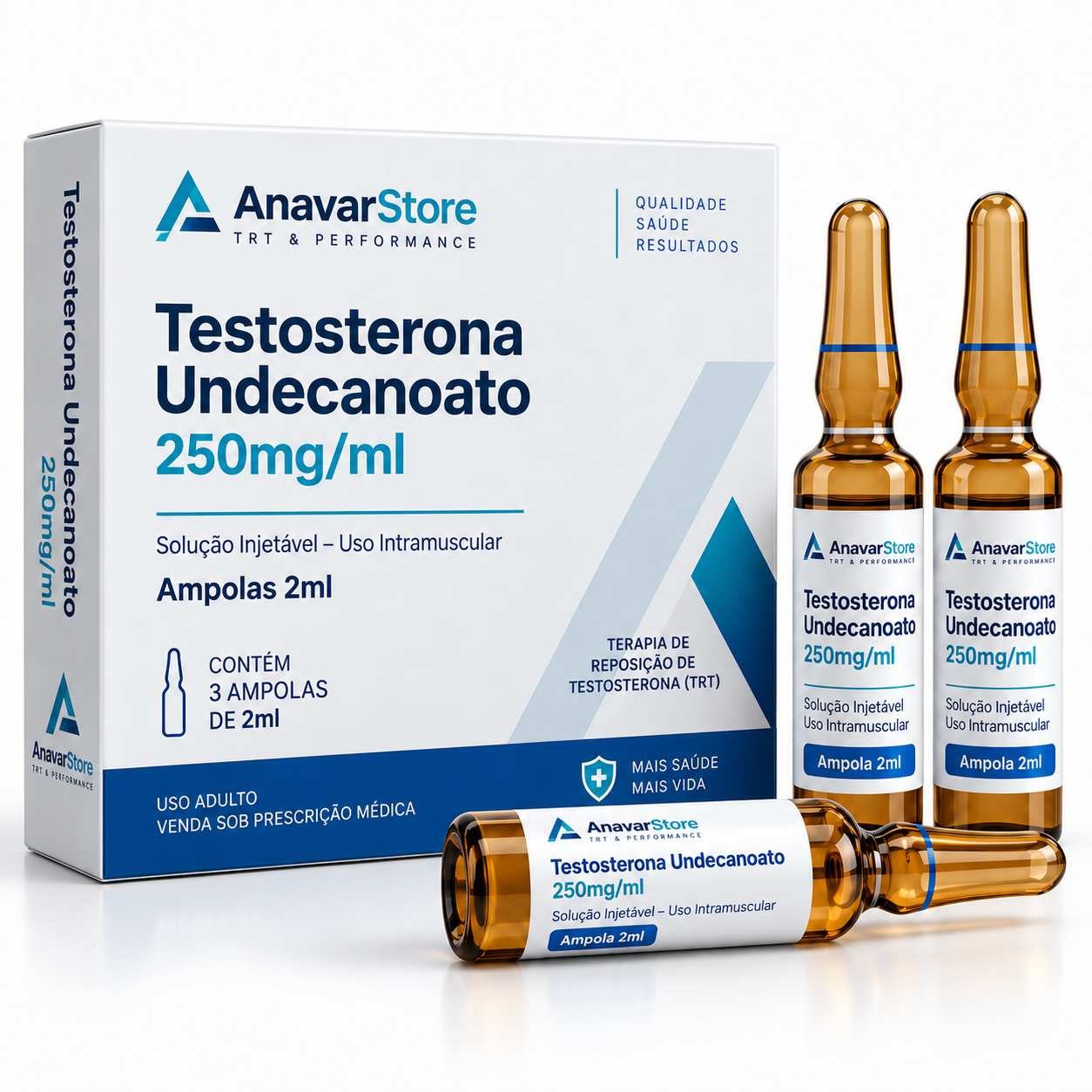 Testosterona Undecanoato 250mg/ml – Ampolas 4ml