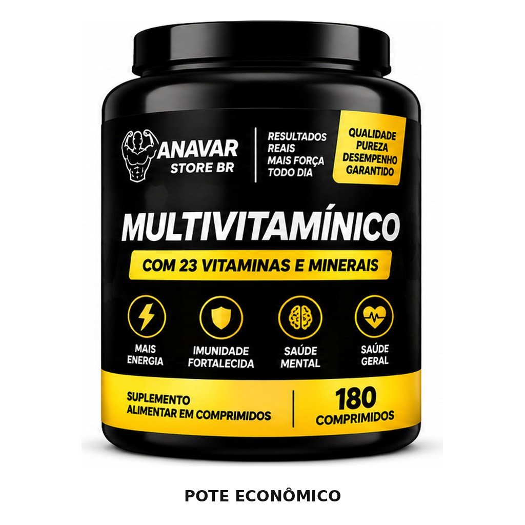 Multivitamínico 90 comprimidos – Pote